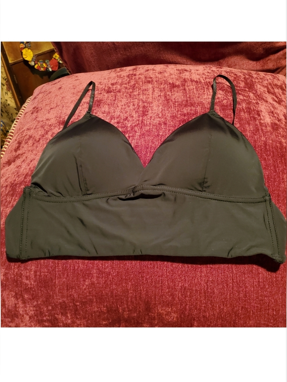 Black Women's Low Back Bralette